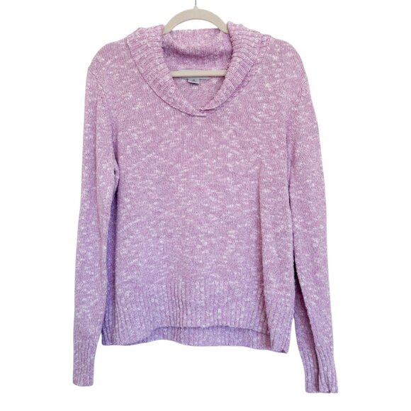 SagHarbor Womens Purple Sweater Longsleeve Lavender Size 1X - Picture 1 of 8